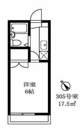 日吉第一ＱＳハイムの物件間取画像